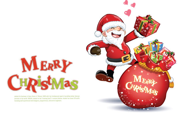 free vector Lovely Santa Claus Vector Graphics